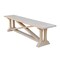 International Concepts Alexa Bench, Unfinished KBE-172 - alternate 4